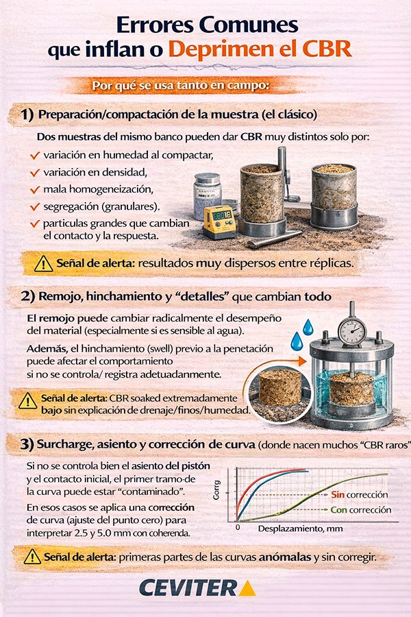 Ensayo CBR Interpretación Infografía