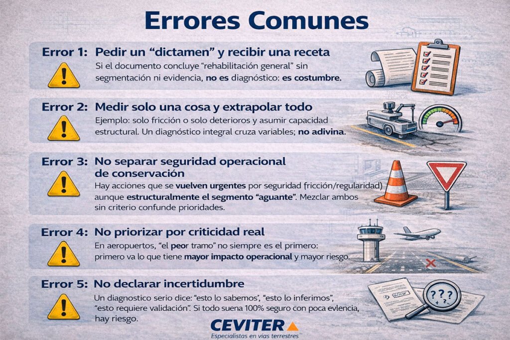 diagnostico de pavimentos aeroportuarios infografia